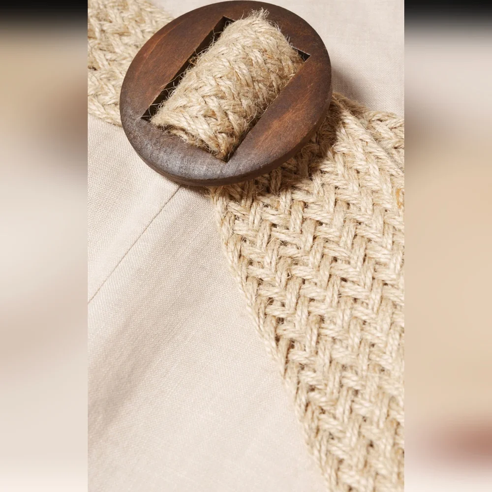 Mango Beige Midi Dress - Picture 3 of 4